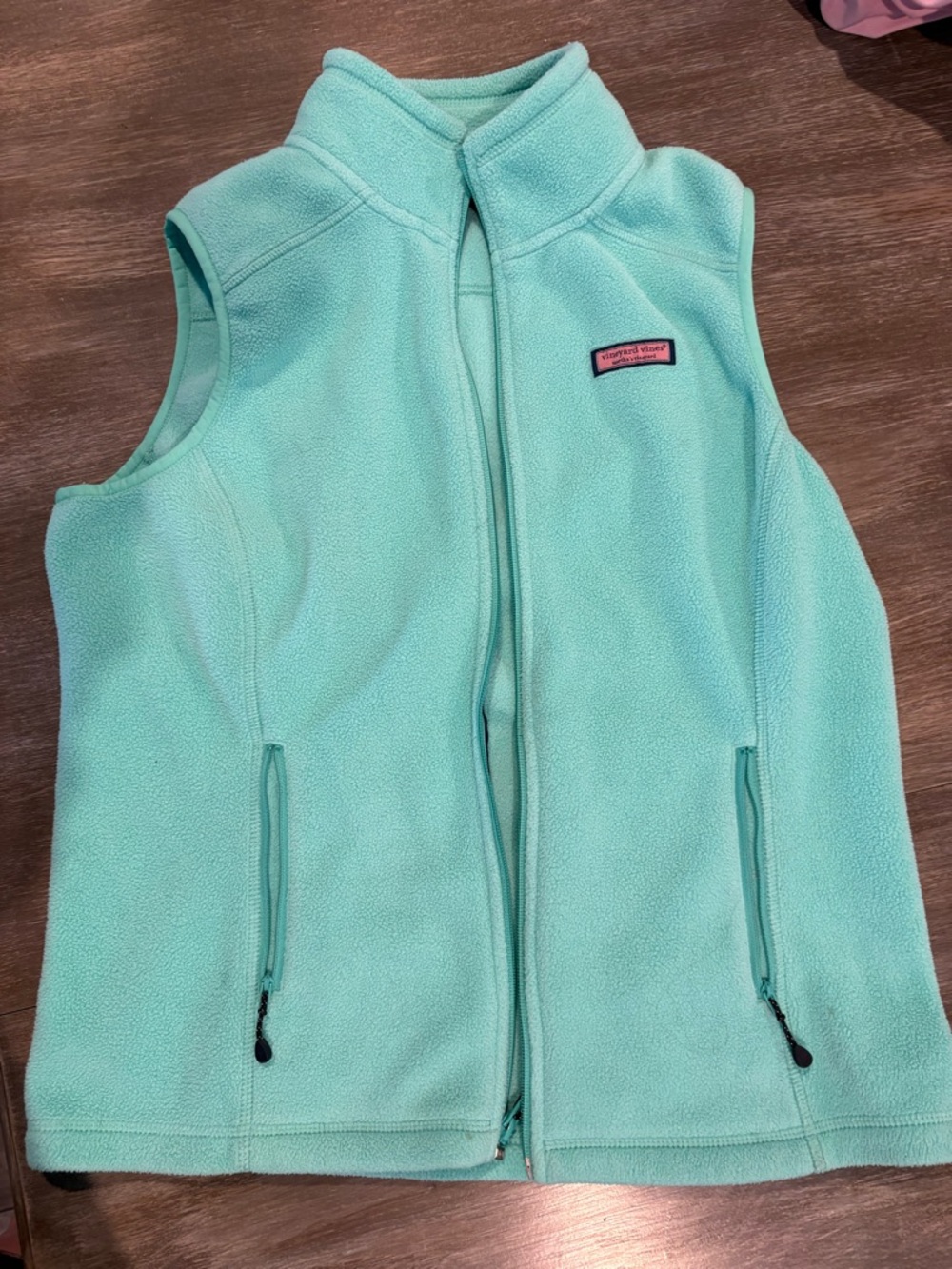 Vineyard Vines Womans Mint Fleece Vest